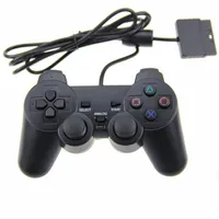 PlayStation 2 Kablolu Joypad Joysticks PS2 Konsolu Gamepad Çift Shock296t için Oyun Kontrolörü