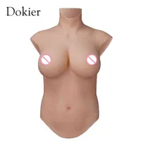 Dokier الحجم كبير أشكال الثدي السيليكون ل crossdresser لا أشكال ثدي الزيت لمتحول جنسي أنثى الجندي sissy الثدي وهمية H220511