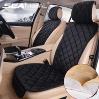 Seametal Car Seat Covers Mat Universal Warm Plush Automobiles Seat Covers Protector Cars Seats Cushion Auto Interior Accessories1327m