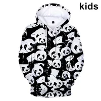 Giacche da donna a 14 anni Kids Hoodies 3d abbigliamento panda ragazzi con felpa con cappuccio con cappuccio per bambini vestiti per bambini