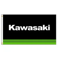 3x5fts Japan Kawasaki Motorfietsraces Vlag voor wagengarage Decoratie Banner293H