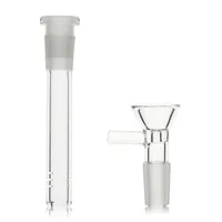 14mm by 18mm Hookah Glass Downstem Male Bowl Glass Bong Adapter Converter Smoking Pipe Reducer Connector