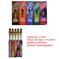 2.0ml Disposable Vape Pen Cigarettes Runtz 400mah Rechargeable Battery Empty Vaporizer Pens Cartridge Packaging Retail Display Boxes