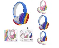 Party Favor Wireless Bluetooth Earpenhones Lindra stressbubbla fidget Toys Hörlurar Dekompression Headset Antistress Vuxna barn
