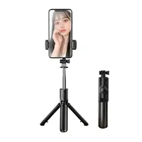 S03 Mini Esnek El 360 Kablosuz Selfie Stick Tripod Monopod