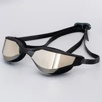 Gafas de natación profesionales con estuche y reemplazo de puente nasal anti antidiviestas gafas de agua UV natación de silicio para hombres 220628