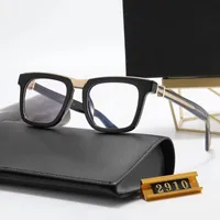 Gözlük tasarımcıları yeni lüks moda vintage gözlük kare çerçeve tasarımı 1047 2910 reçeteli steampunk tarzı erkekler şeffaf lens net koruma gözlük