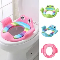 New Cute Baby Child Potty Toilet Trainer Seat Step Stool Ladder Adjustable Training Chair for 6 months to 5 year baby LJ2011103308