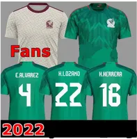 2022 المكسيك المنزل بعيدا عن قمصان كرة القدم لوزانو تشيتشاريتو راؤول كيت كيف قميص دوس سانتوس Camisetas de Futbol Alvarez Maillot