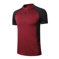 남자 티셔츠 패션 여름 여름 퀵 드라이 남자 티셔츠 짧은 소매 스포츠웨어 맨 피트니스 옷 소년 Tshirt 빨간 대형 T 셔츠 4xl 티 슈