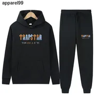 Trapstarss Unisex Sports Suit Hoodie and Pants 2PCS 봄과 가을 커플 스포츠웨어