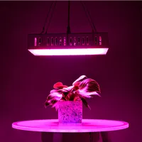 1500 W LED Grow Light voor binnenplanten - Volledige spectrum plantengroeilamp voor zaailing, daisy kettingfunctie, hoog vermogen, grote koelventilator, dubbele schakelaar crestech888