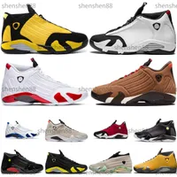 '10 -15 dagsleverans Jumpman 14 14s Fortune Winterized Men's Basketball Shoes University Gym Black Toe Indiglo Candy Cane Reverse Varsity Royal Bumblebee Sneakers
