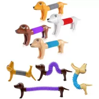 Телескопические собаки и единорога Fidget Toys Diy когда -либо меняют образовательные детские телескопические декомпрессионные декомпрессионные игрушки подарки 121