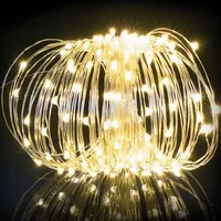 Strings 20m 200LED Copper Wire Solar Light String Star Waterproof Christmas Day Color Decorative StringLED LED