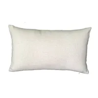 Cuscino in lino vuoto 12x18 Custode per cuscinetto in poliestere di sublimazione colorante copertura cuscino in lino semplice
