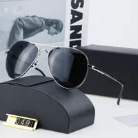 Herrkvinnor designer solglasögon solglasögon oval mode guld ram glas lins glasögon för man kvinna med originalfodral lådor blandad färg