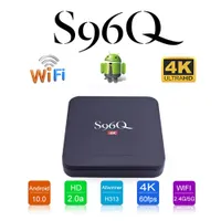 S96Q Android 10.0 TV Box Quad Core 2 Go 16 Go H313 2.4G 5G WiFi Smart Media Suivre Player VS R69 MXQ PRO