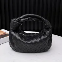 Luxury Woven Bag Braided Knot Ladies Handbag 100% Soft Genuine Leather Large Capacity Casual Multi functional Wrist Bag Designer Women&#039;s Handbags Mini Wallet