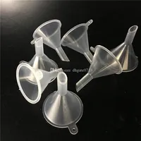 Plastic Mini Separation funnel PP Small Funnels For Perfume Liquid Essential oil filling empty bottle Packing Tool304G