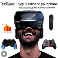 VRG Pro 3D Sanal Gerçeklik VR Glasses Cihazlar Kulaklık Viar Goggles Kask Lensleri Telefon Akıllı Telefonlar İçin Akıllı