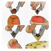 Piña Peeler Peeler Fruit y vegetales Remover Clip FRUTS Herramientas Gadgets de cocina Peeler Corer