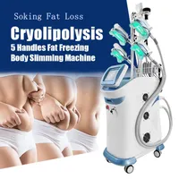 Fat Freeze Sculpting Cryolipolysis Cavitation Rf Face Body Slimming Machine 360 Degree Cryo Cooling Cellulite Removal Equipment Celluite Remover Slimming