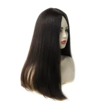 #1B Hoge kwaliteit 100 Europese maagdelijk Human Hair Joodse Wig Silk Top Glueless Kosher Pruik voor blanke vrouw Fast Express Delivery