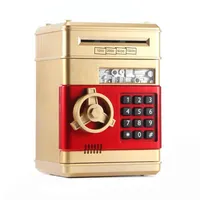 Elektroniczny Piggy Bank Sejf Pudełka Pienięcia Dla Dzieci Cyfrowe Monety Oszczędność gotówki Sejf Depozyt Mini ATM Maszyna Kid Xmas Gifts 220425