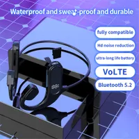 2022 New VG09 Bone Conduction Headphones Wireless Digital Bluetooth Earphones 3D Bass Outdoors Waterproof Sports Headset
