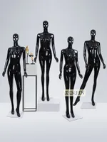 Belle caratteristiche del viso Donne nere lucide mannequin Full Body Model in vendita