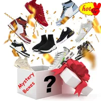 Box mystère chanceux 100% surprise Chaussures de basket-ball 4s Running TN Plus Triple S Novets Cadeaux de Noël les plus populaires Freessipping NB