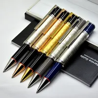 2022 New Limited Edition Andy Warhol Ballpoint Pen Unique Metal Reliefs Barrel Office School Stationery High Quality Monte Writing Ball Pen As Gift