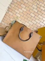 Tops M44576 Onthego Tote Designer Fashion Women's GM Sholdled Shopping Daily Bag Luxury Handbag Pochette Accessoires Leopard Zebra Print M44674