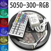 5M Flexible RGB LED Light Strip 16FT 5050 SMD 5M 300 LEDs with 44key IR REMOTE Controller337T297Z