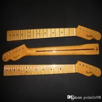 KJGHFD Telecaster Electric Guitar Neck 22 Fret Maple Fingerboard Parnish بعد حزام الغيتار Neck233f