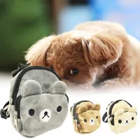 Hondenkleding duurzaam huisdier zelf draagt ​​rugzak verstelbare riem puppy cartoon draagbare kabelboom teddy outdoor snack bagdog