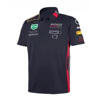 F1 Formula One Fan Fans с короткими рукавами Polo Рубашки Car Culture Team Team Совместные футболки с быстрым сушением гоночной лацка