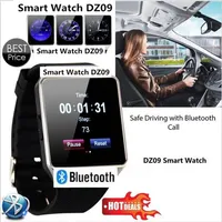 Newest Smart Watch dz09 With Camera Bluetooth WristWatch SIM TF Card Smartwatch For Ios Android Phones Support Multi lang289F