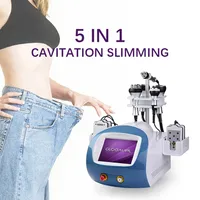 2022 new design 5 in 1 ultrasonic vacuum cavitation system slimming machine fat cellulite remover