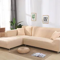 Cubiertas de silla Color gris / sólido 1 pieza / 2 piezas para la toalla seccional en forma de L toalla de esquina de la esquina de la esquina del sofá muebles de sillones de sillones