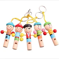 Little Pirate Whistle Children Children Woods Whistle Cartoon Whistle Toy Gift for Girls Boys Musical Toy Instrument