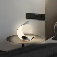 테이블 램프 북유럽 럭셔리 LED 램프 현대 거실 연구 데스크트 침실 침대 옆 똑똑한 디밍 터치 아트 디코틀