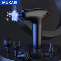 Mukasi Icy Cold Compress Massage Gun 8 livelli di intensità livelli elettrici Muscolo Deep Muscle Neck Body and Back Relaxation 220620 220620