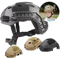 Тактическая быстрая детская детская детская шлем на открытом воздухе CS Equipment AirSoft Paintabll Shooting Head Head Gear No01-064
