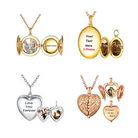 Medaillek ketting met 1-2 foto's op maat gemaakte full color foto sieraden voor vrouwelijke meisjes, hart/ronde/ovale vorm