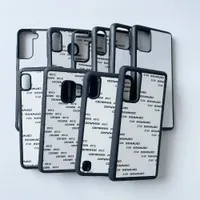 Em branco 2D Sublimação TPU + PC Phone Capas para Samsung S22 Ultra Note 20 S20 S21 S30 S10 PLUS S10E S11