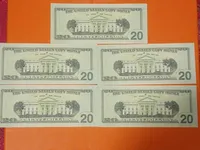 50% Taille USA Dollars Party Supplies Prop Money Movie Banknote Paper Novelty Toys 10 20 50 100 Dollar Device Fake Money Children Gift A001