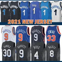 2021 Nieuwe basketball jersey Mens Penny 1 Hardaway Mesh Tracy 1 McGrady Retro RJ 9 Barrett Cheap Patrick 33 Ewing
