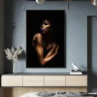 Schilderijen moderne vrouw pography poster en print mode zwart schoonheid canvas schilderen woonkamer slaapkamer slaapkamer home decor muur kunst foto's